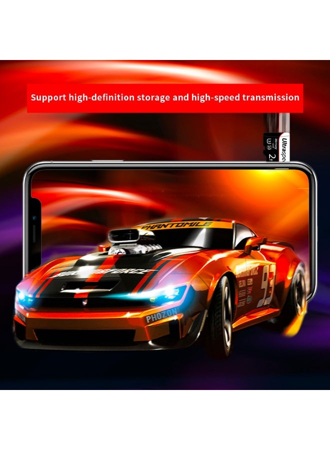 Micro SD Card 2TB SD Memory Card TF Card Class 10 High Speed Transfer SD Card with Adapter for Dash Cams&Action Camera,Surveillance&Security Cams - Image 4